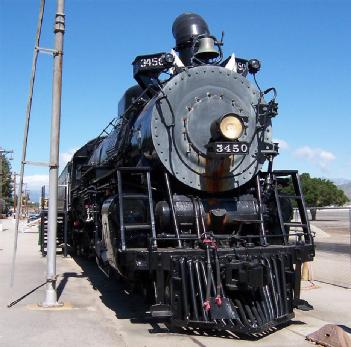 United States of America (USA): Rail Giants Museum - Fairplex railway exhibit in 91768 Pomona