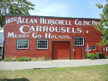 United States of America (USA): The Herschell Carrousel Factory Museum in 14120 North Tonawanda