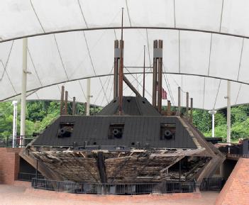 United States of America (USA): USS Cairo Gunboat and Museum in 39183 Vicksburg
